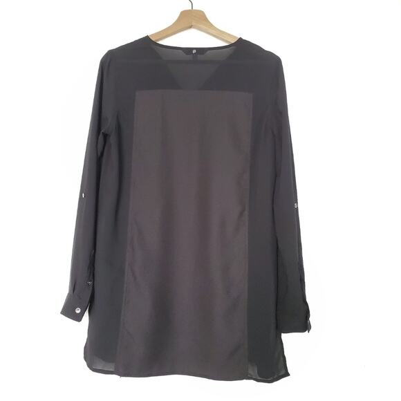 Calvin Klein Jeans | Roll Tab Sleeve Mid Panel Top - Picture 2 of 9